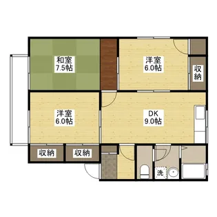 ドミール駅前【2階】の間取り