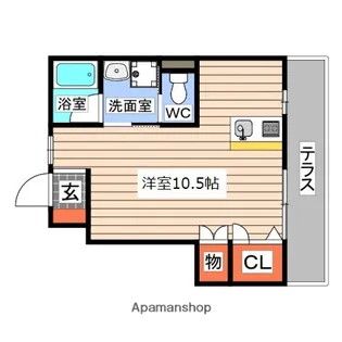 VILLA CANNELE【1階】の間取り