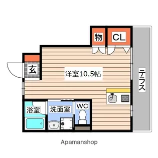 VILLA CANNELE【1階】の間取り