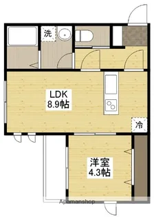 PLUME翠町【2階】の間取り