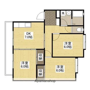 MKマンション【3階】の間取り