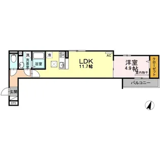 ティアレ【1階】の間取り
