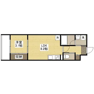 YELLSTAGE長束EAST【4階】の間取り