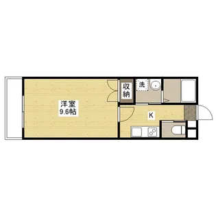 M・テラス上安A棟【2階】の間取り