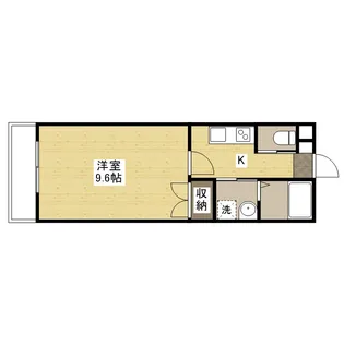 M・テラス上安A棟【2階】の間取り