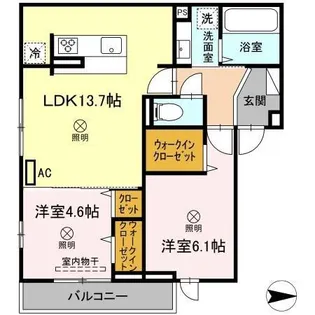 ファミールJ【3階】の間取り