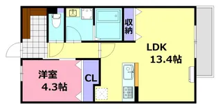 アーデル美鈴園【3階】の間取り
