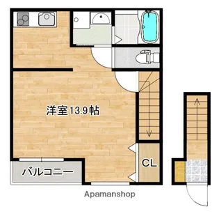 エスポワールTⅧ【2階】の間取り