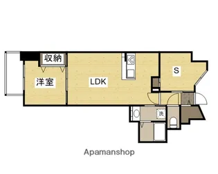 S−RESIDENCE富士見町AGLITTER【14階】の間取り