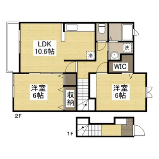 グリューンヴァルトA【2階】の間取り