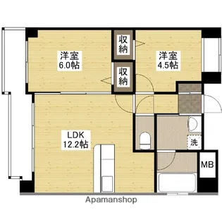 広島県広島市安佐北区可部6丁目【マンション】の間取り