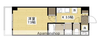 広島県広島市安佐南区東原1丁目【マンション】の間取り