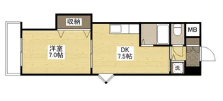 ミッションデルタ【3階】の間取り
