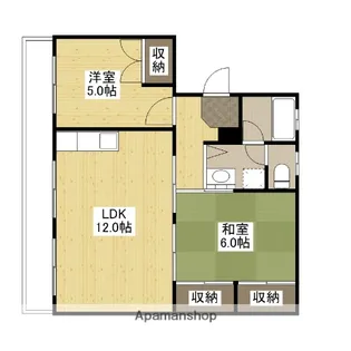 田中マンション【401号室】の間取り