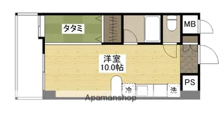 広島県広島市中区平野町【マンション】の間取り