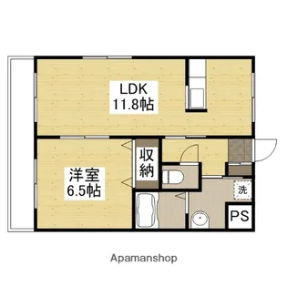 B・フォレスト【2階】の間取り