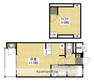 セントヒルズ横川新町【4階】の間取り