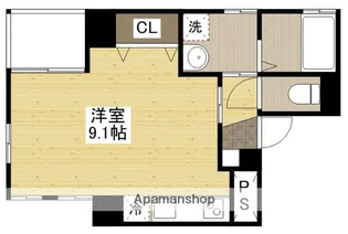 リバーコート住吉町【4階】の間取り
