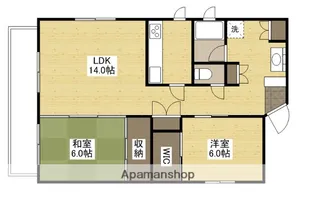 ラフィネ堺町【9階】の間取り