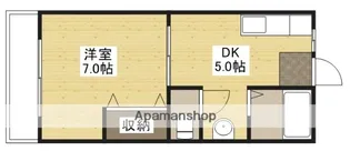広島県広島市西区大芝2丁目【マンション】の間取り