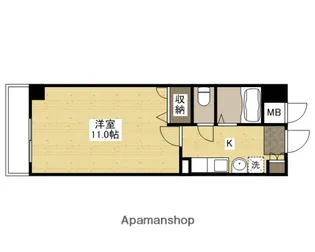 十日市森野ビル【8階】の間取り