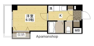 広島県広島市中区大手町5丁目【マンション】の間取り