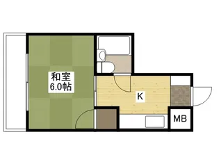 ジョイパレス南観音【7階】の間取り