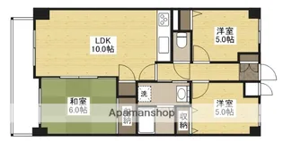 広島県広島市西区古江上2丁目【マンション】の間取り