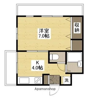 プーテゥジュール2番街【1階】の間取り