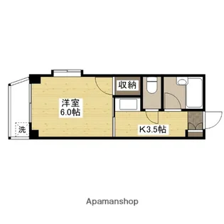 ソアール矢野【2階】の間取り