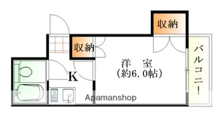 大州タワー【5階】の間取り