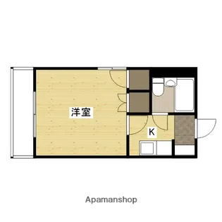M山肩ビル【210号室】の間取り