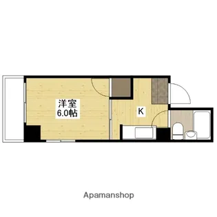 GREENコーポ【5階】の間取り