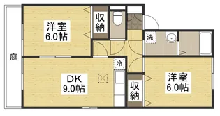 リヴェールアン【1階】の間取り
