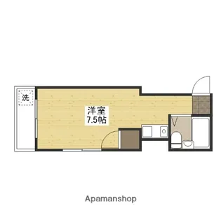 サンズビル【4階】の間取り