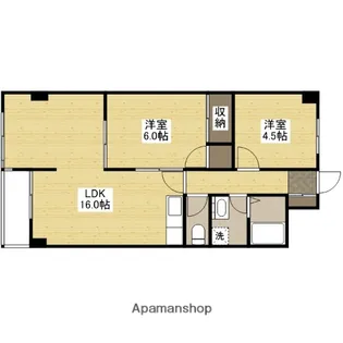 ウイング88【3階】の間取り
