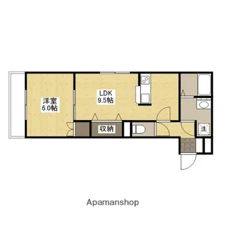 緑井コージーハウス【2階】の間取り