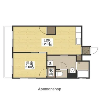 ライブオーク幟町【10階】の間取り