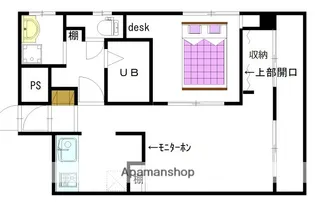 ライブオーク幟町【2階】の間取り
