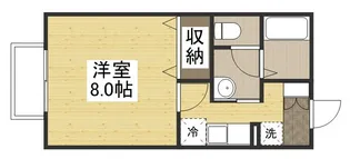 セジュールアンバタ【2階】の間取り
