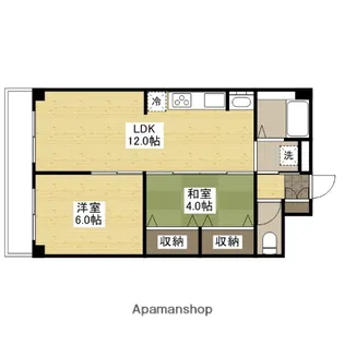 幟町熊本ビル【4階】の間取り
