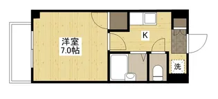 シャローム村岡【1階】の間取り