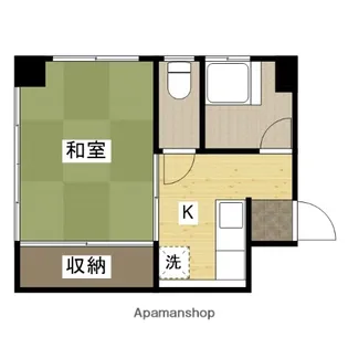 寺岡ビル【401号室】の間取り