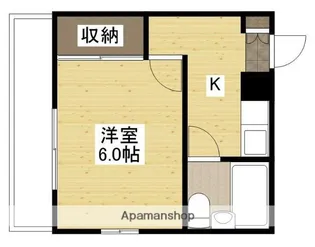 大地第2ビル【4階】の間取り