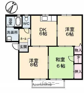 フォーレス21【2階】の間取り