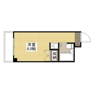 グリーンハイツ庚午【7階】の間取り