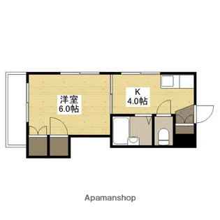 第1下原ビル【3階】の間取り