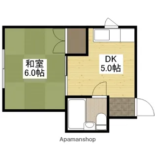 井上ビル【402号室】の間取り