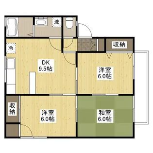セジュール加美A棟【2階】の間取り