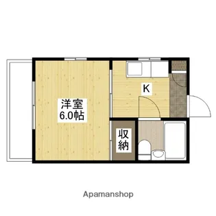 サンコーポ楠木【2階】の間取り